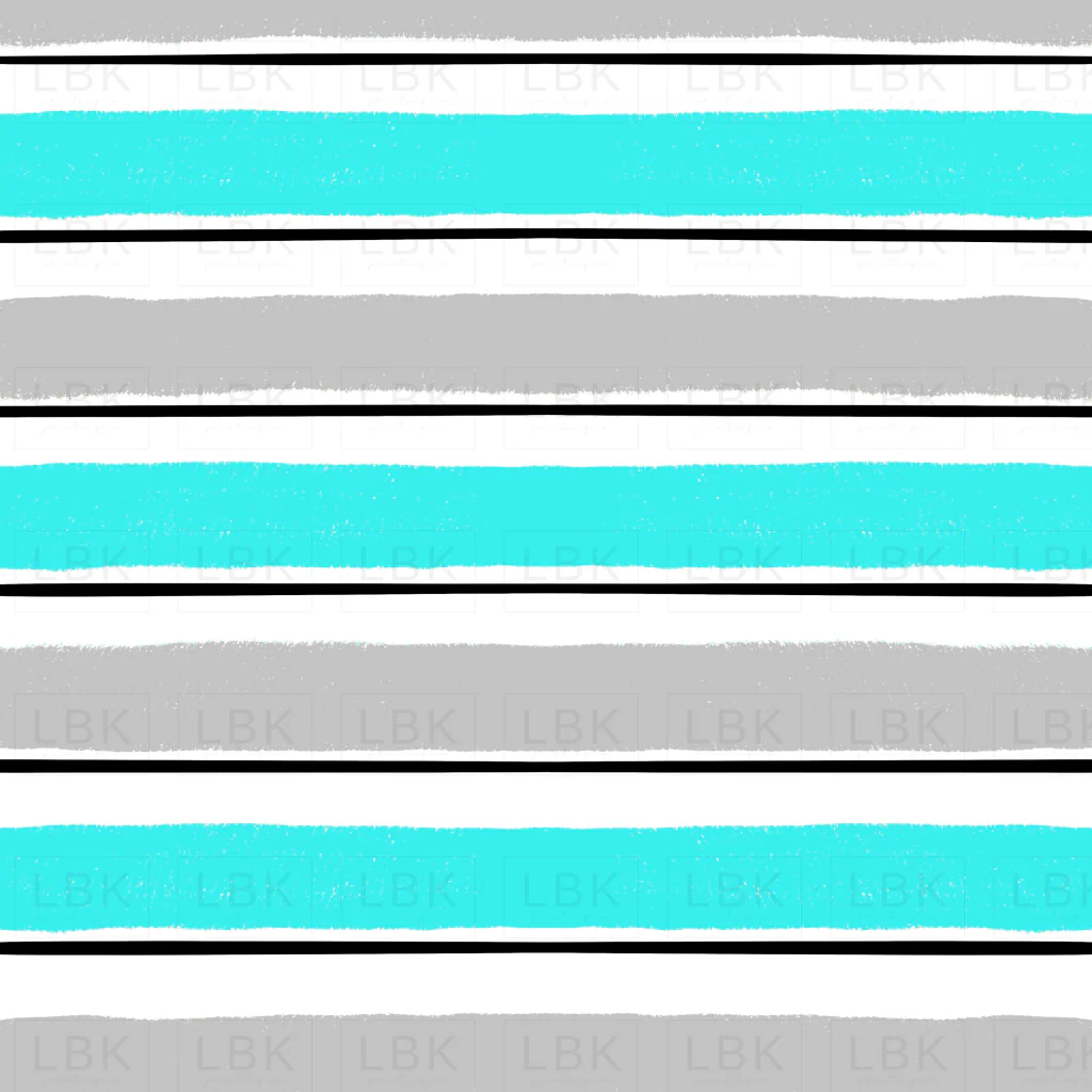 Rickey stripe turq gray