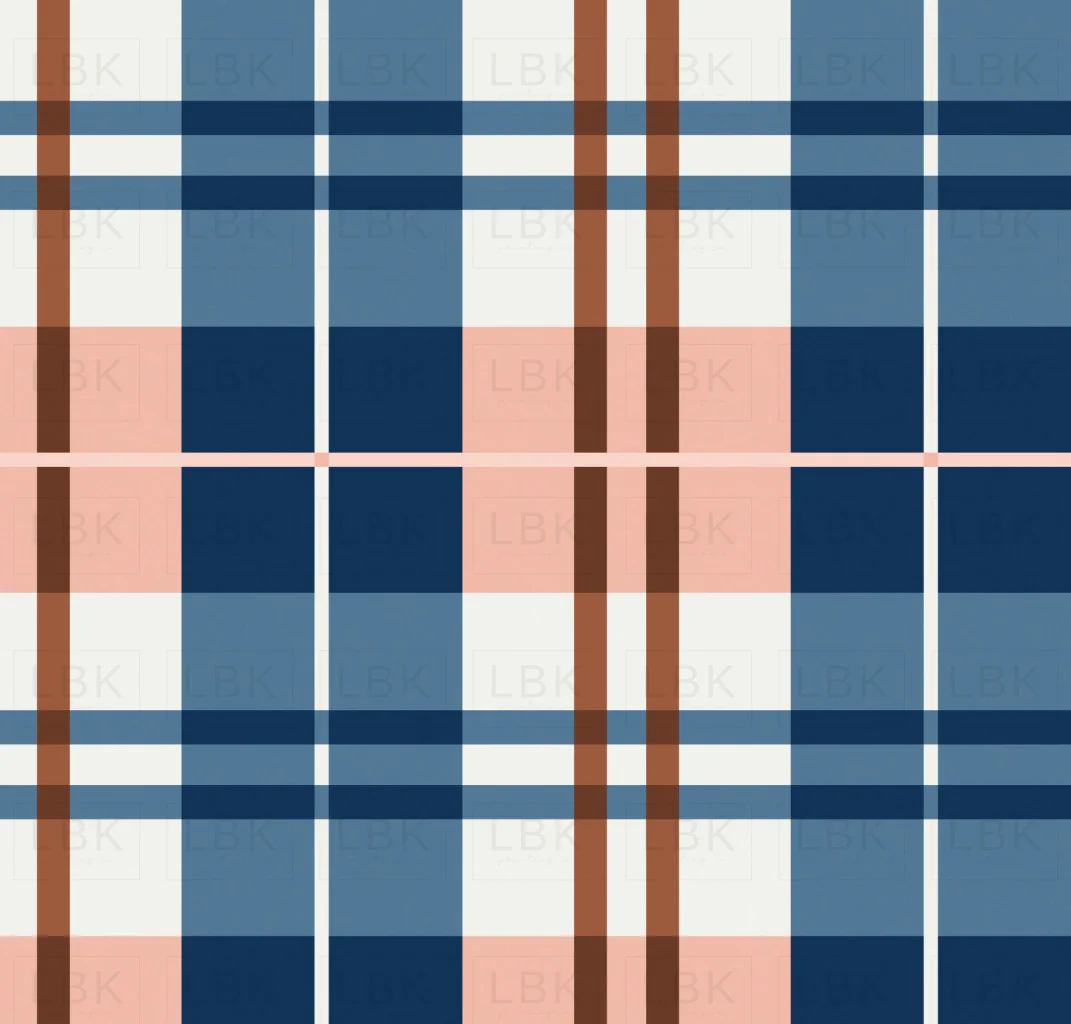 Rust and Royal Plaid