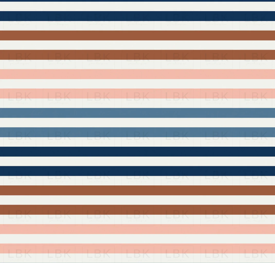 Rust and Royal Stripe