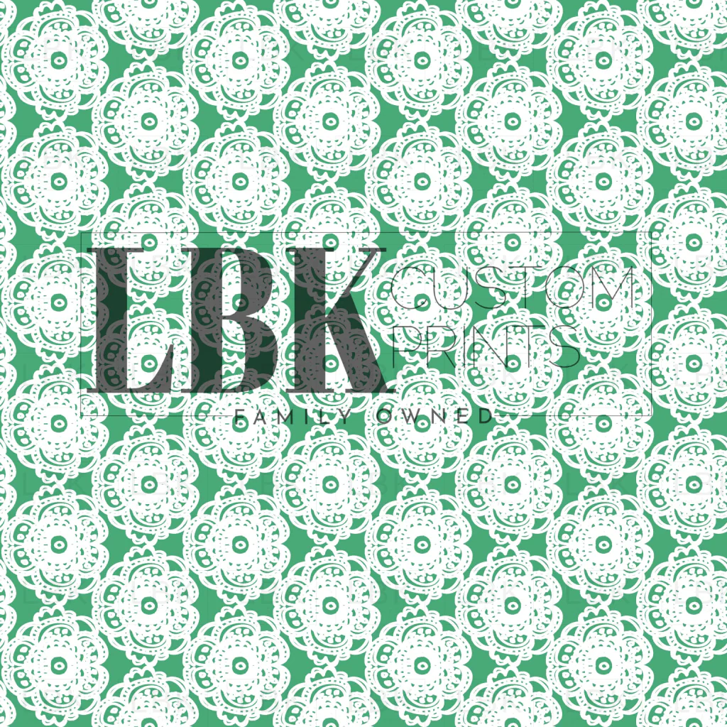 Santa Lace Green