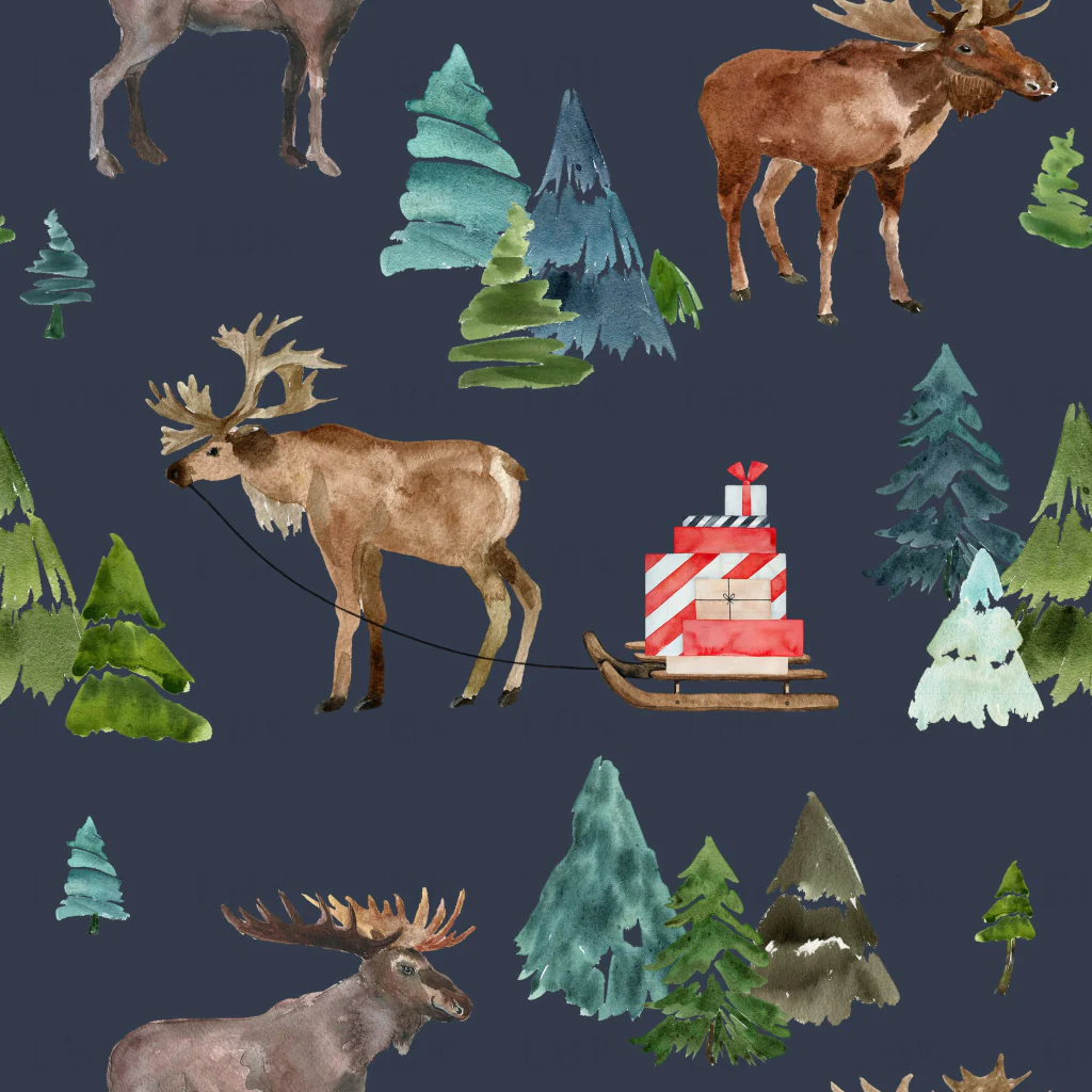Santa's Helper on River Bed