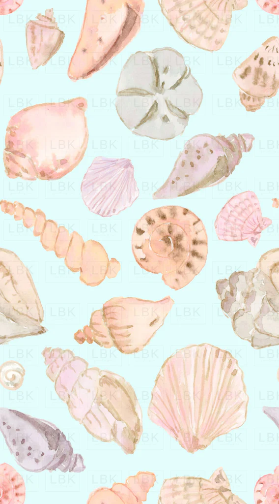 Seashells in tidepool