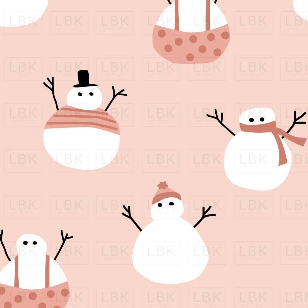 Pink Snowman