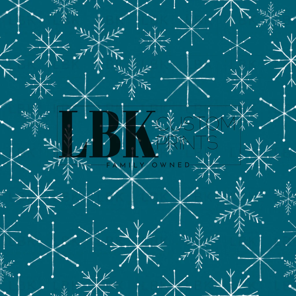 Snowflakes on Midnight Blue