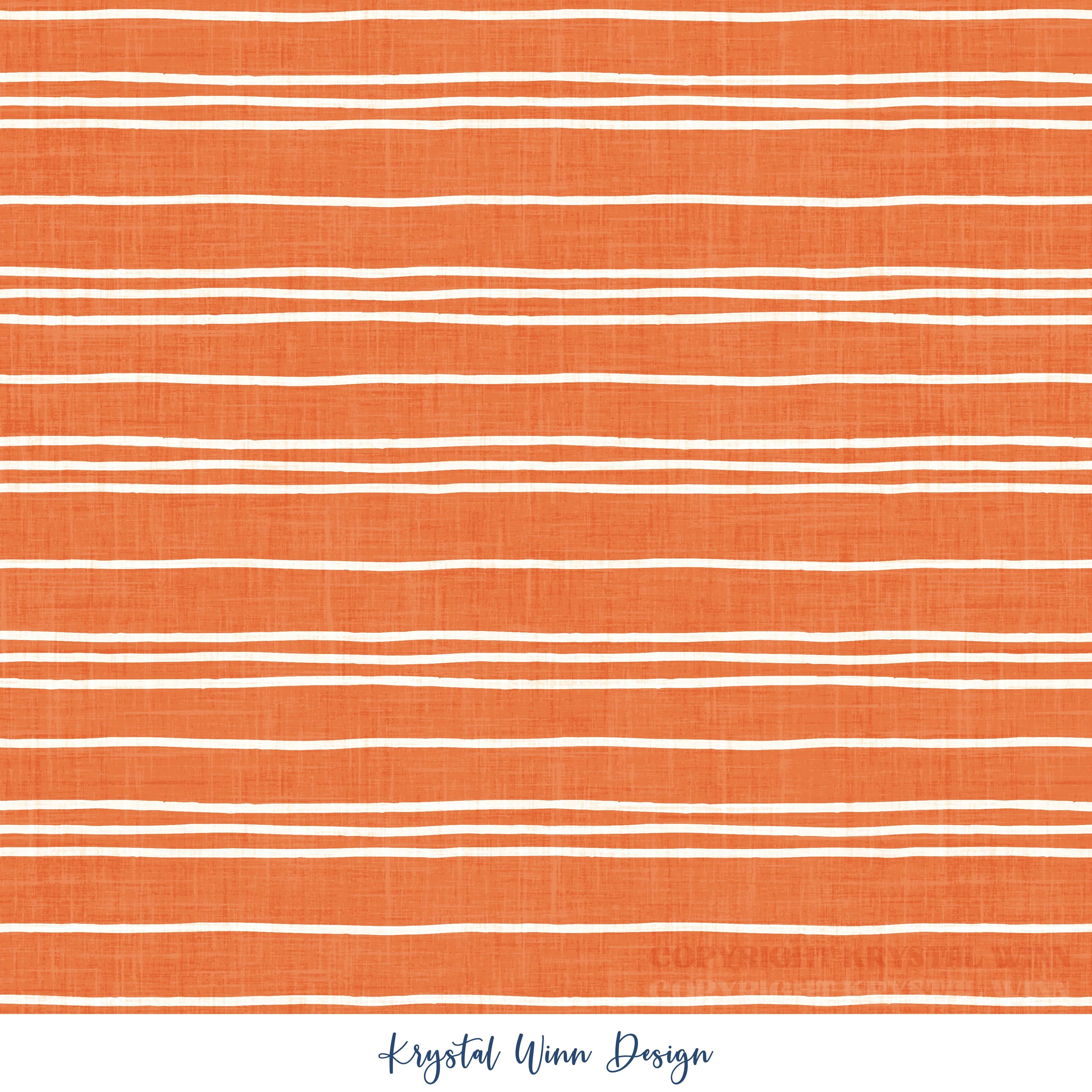 Space Bunny Stripe Orange