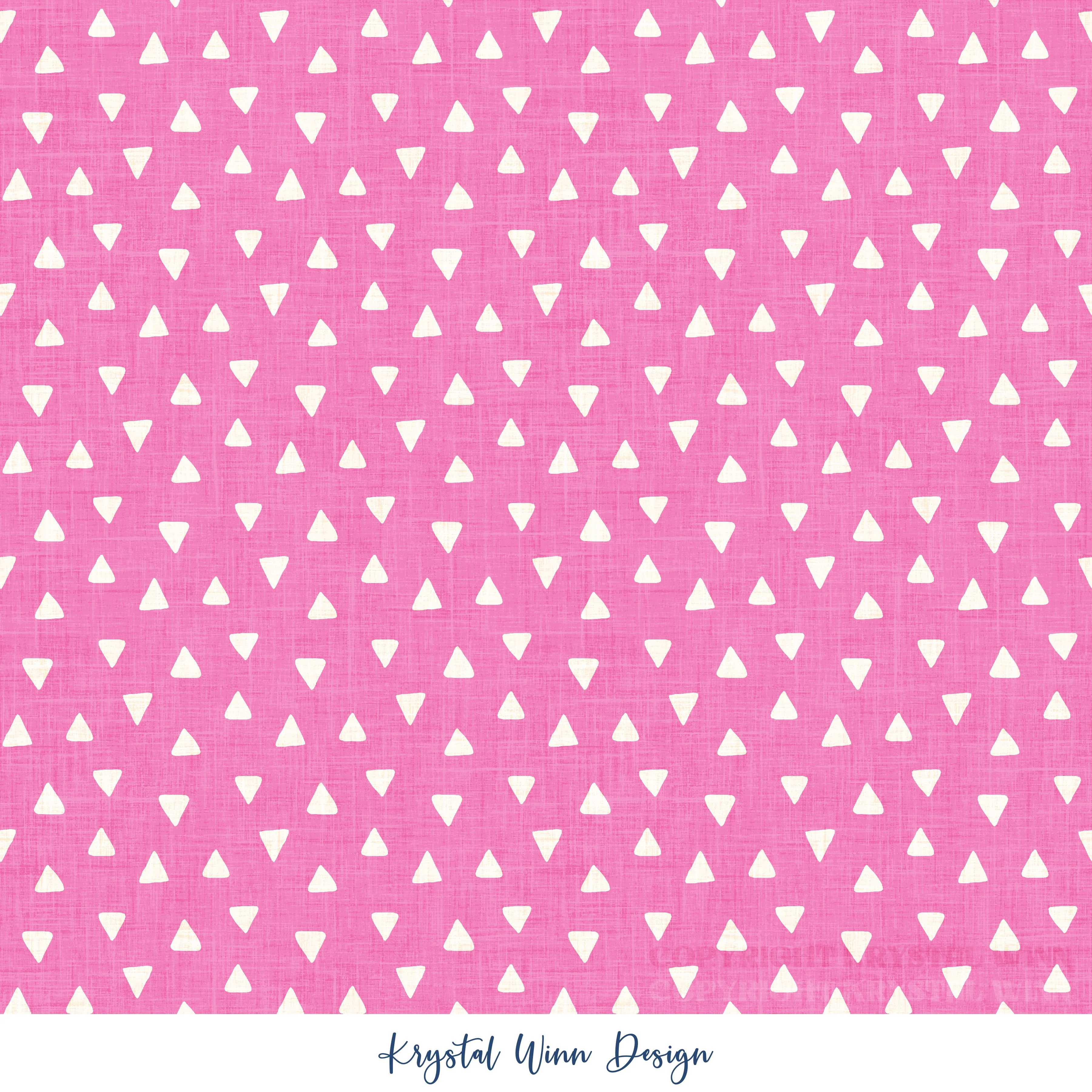 Space Bunny Triangle Pink
