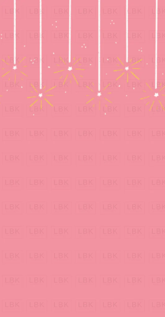 Sparkler Border Flamingo Pink
