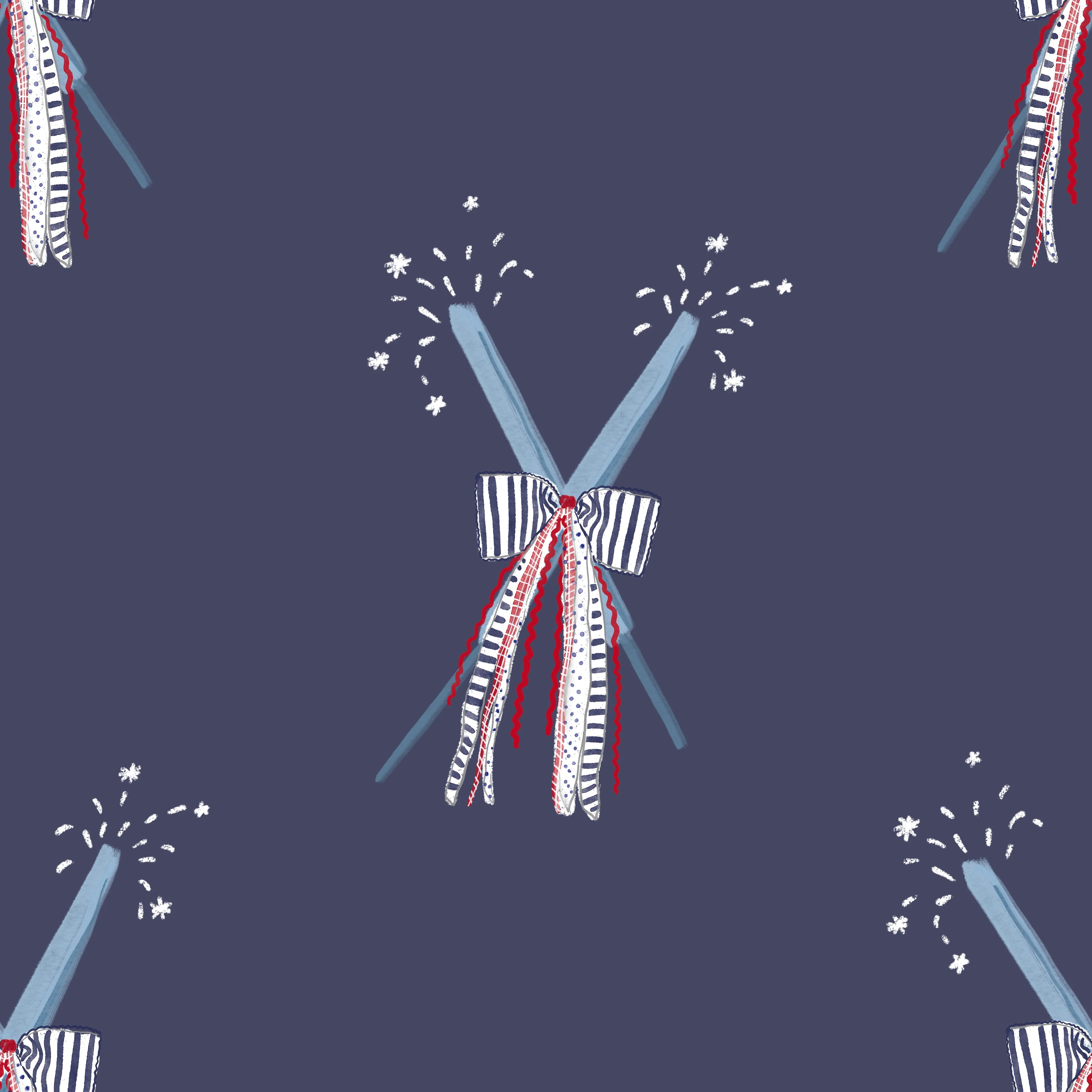 Sparkler social faded navy large