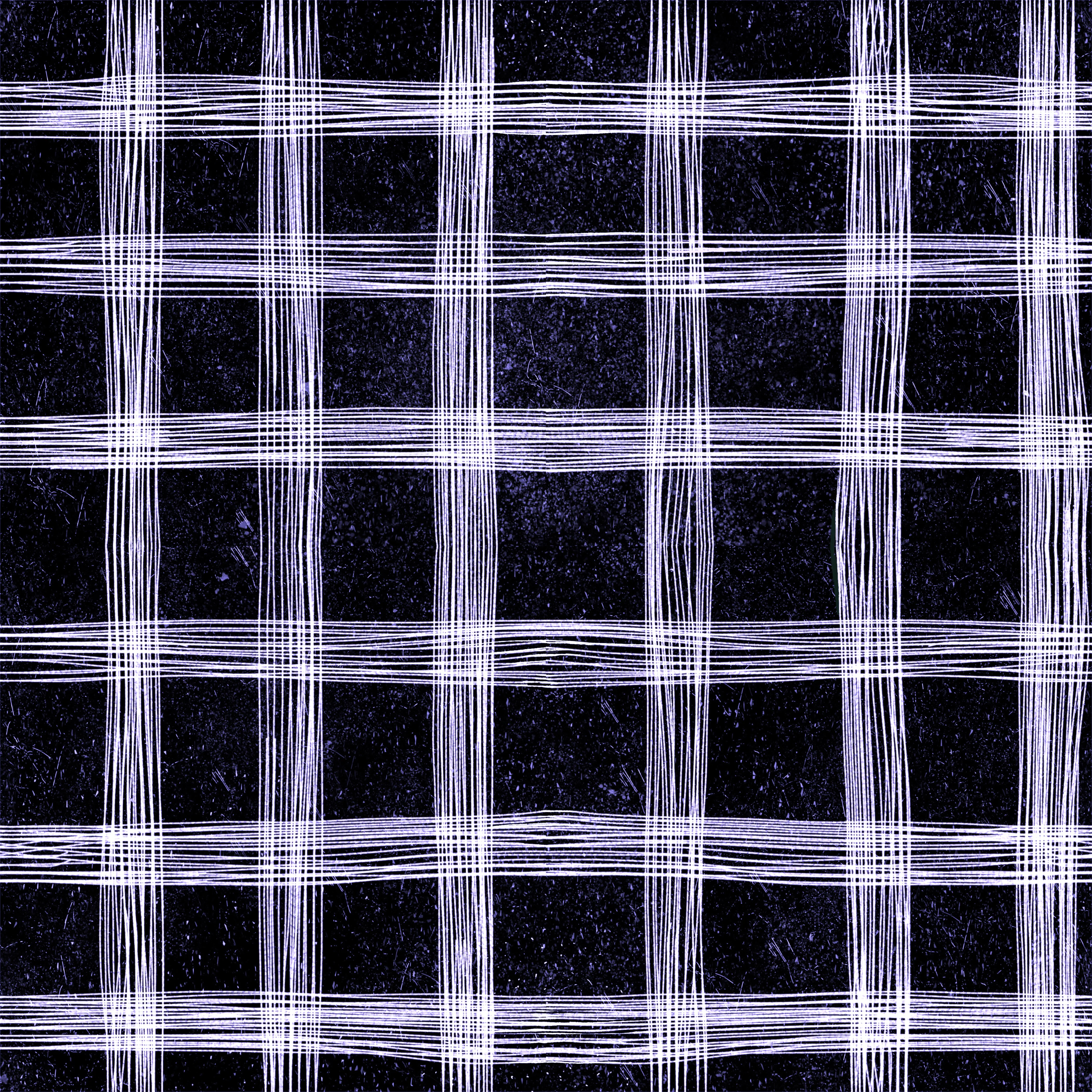 Spooky lane plaid on eerie night glow