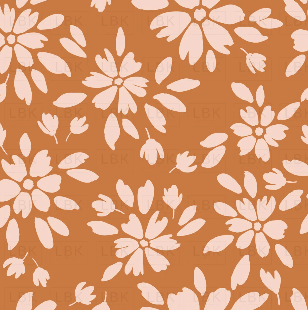 Spring Floral Golden Ochre Vanilla