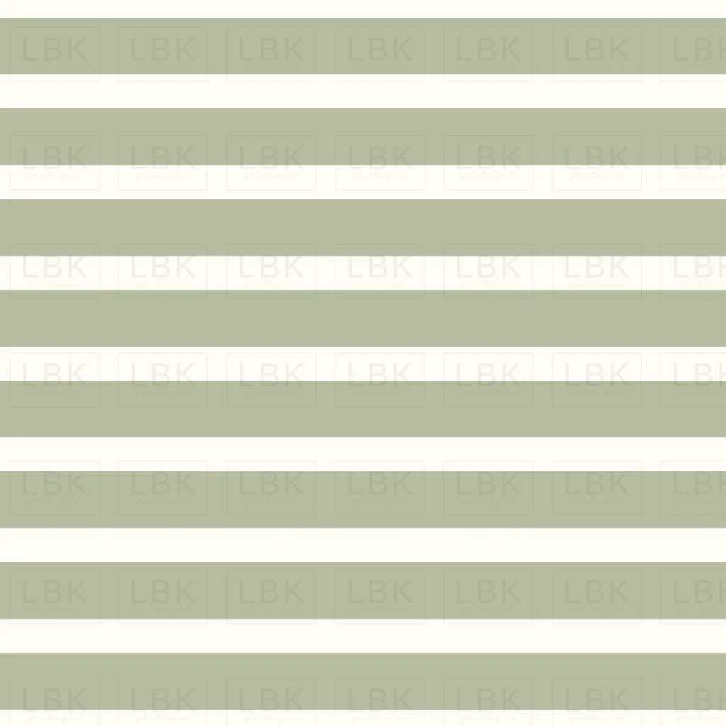 Spring stripe-sage and cream