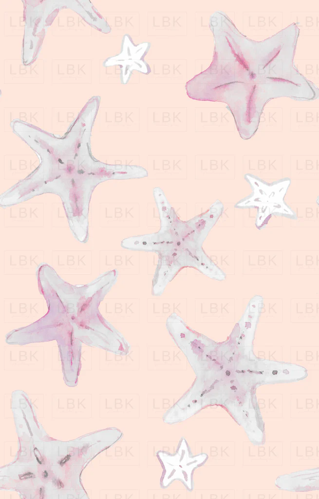 Starfish in peach