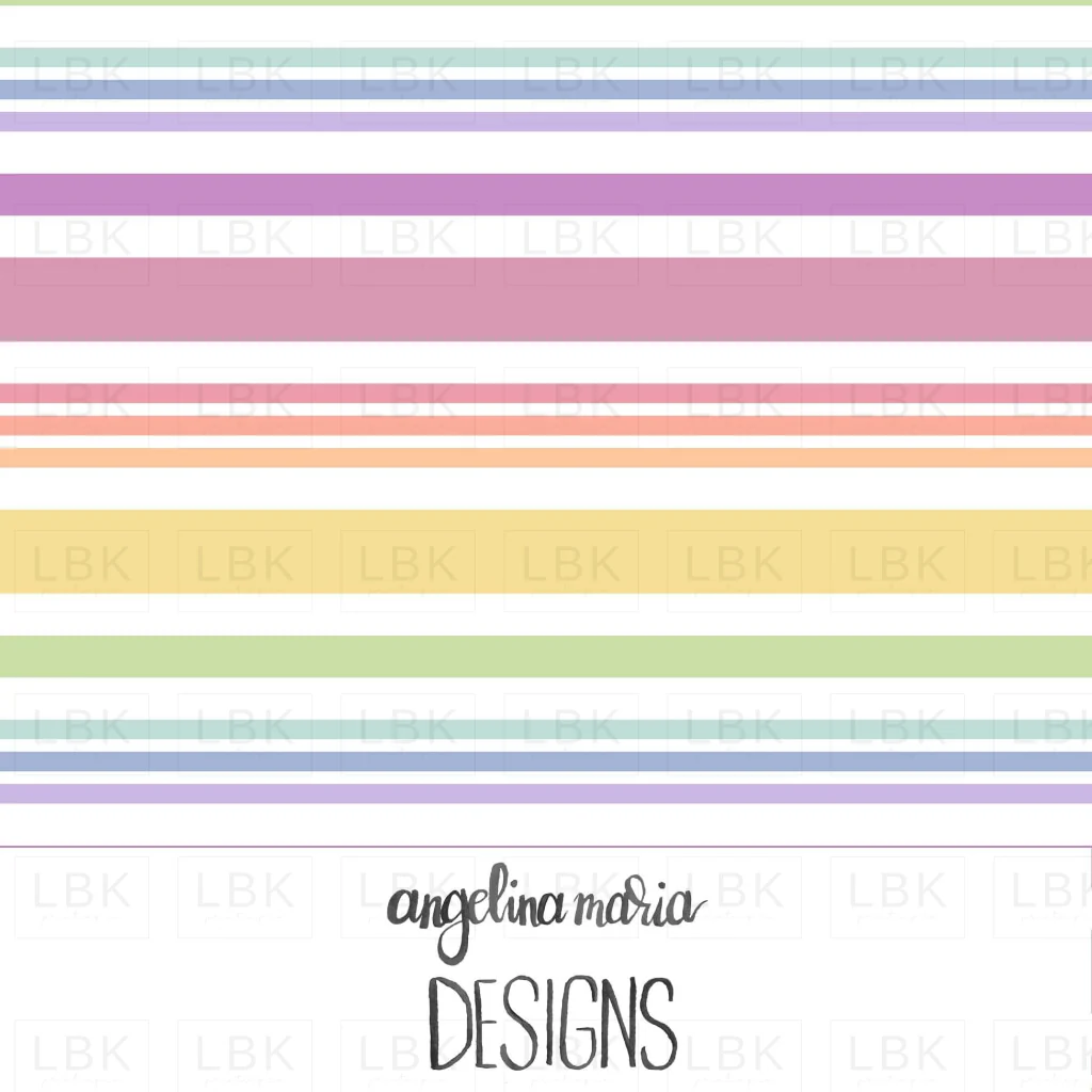Stripe Mauve and Yellow
