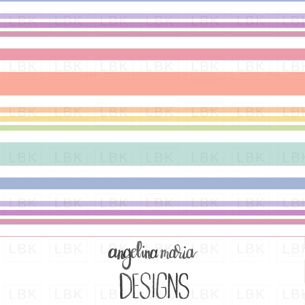 Stripe Orange and Mint