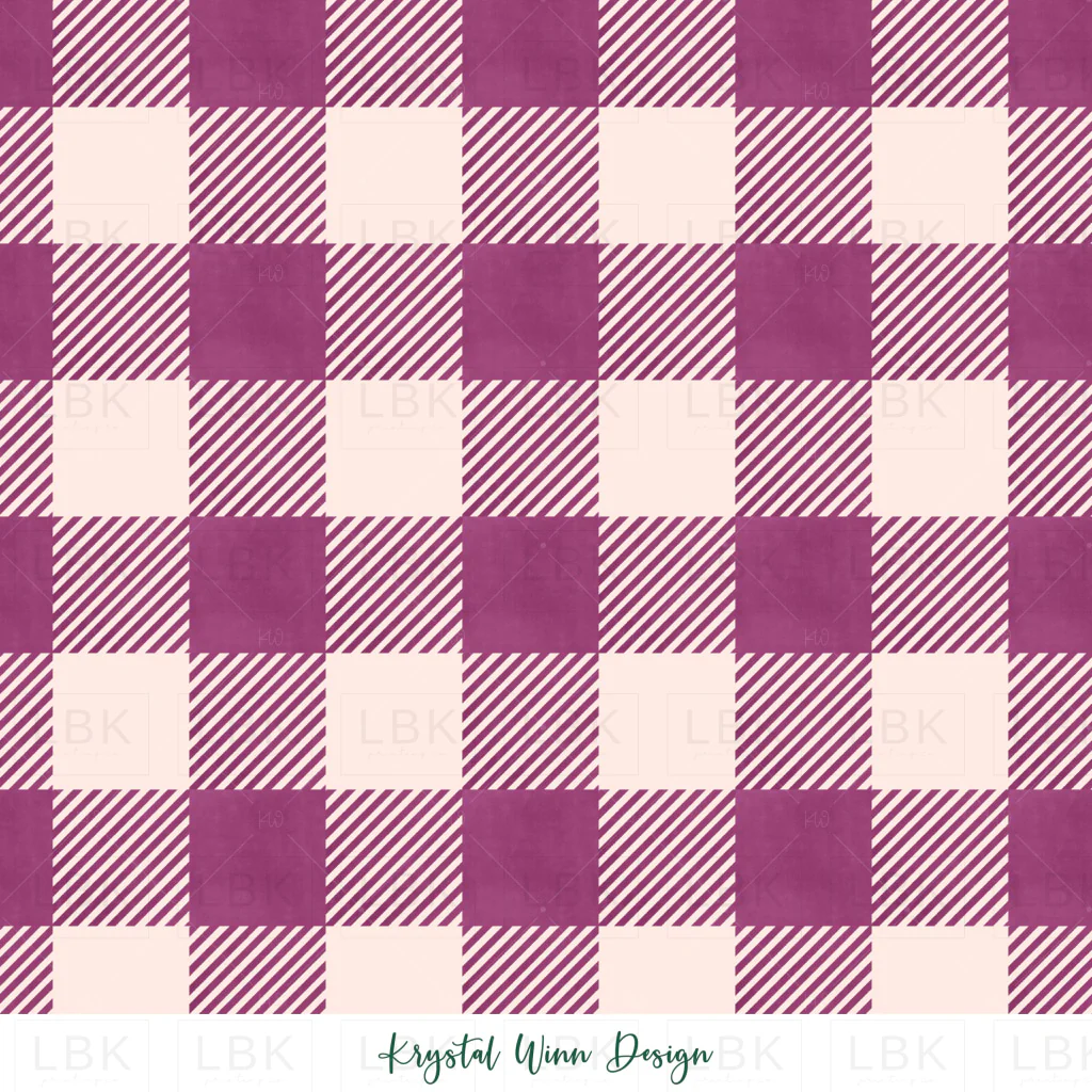 Sugar Plum Buffalo Check Plum