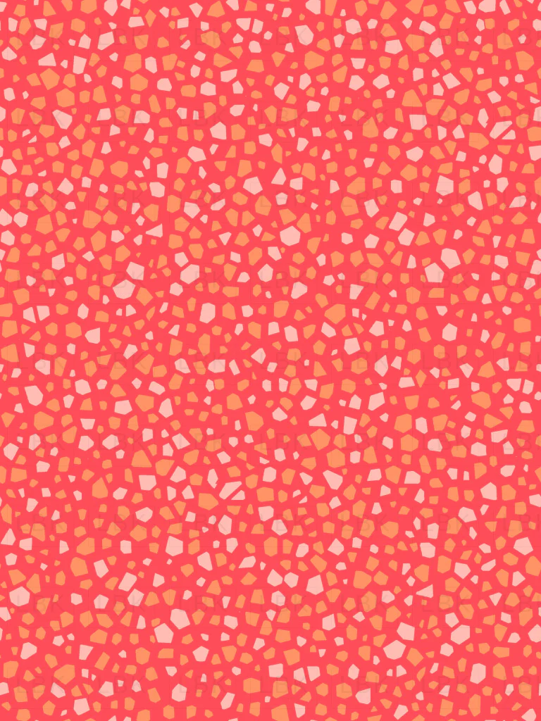 Summer Pool Terrazzo Neon Coral