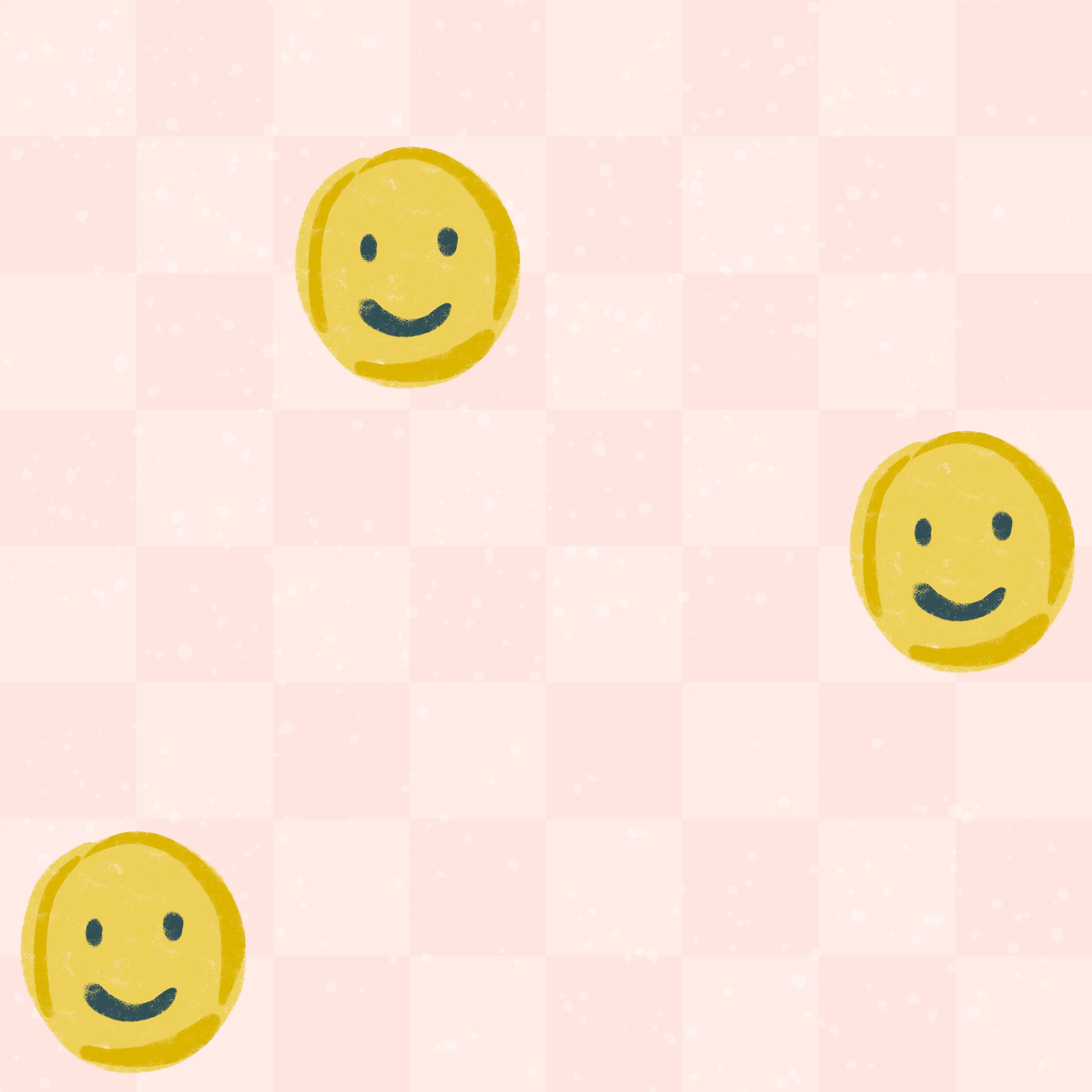 Summer smiles check lt pink checker