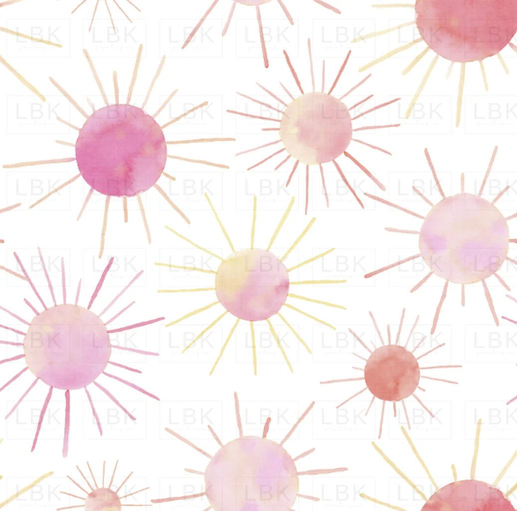 Summer Sun in Coral, Pink and Orange