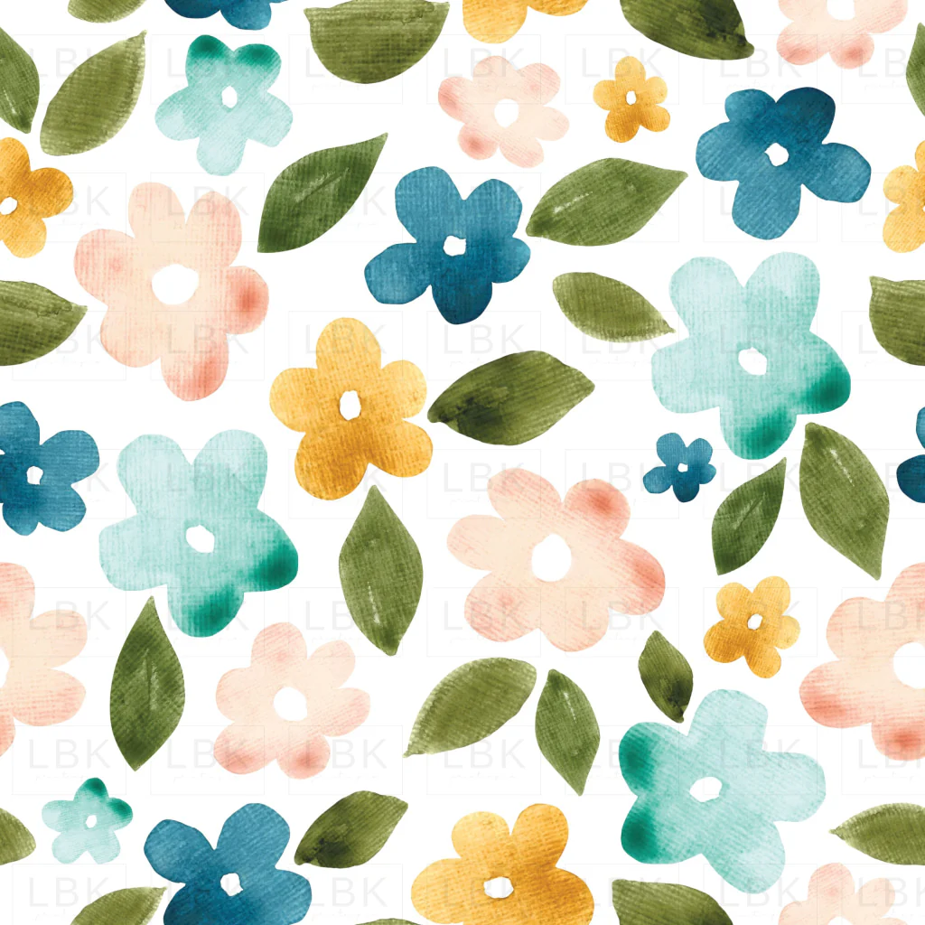 Summer Vibes Watercolor Flowers