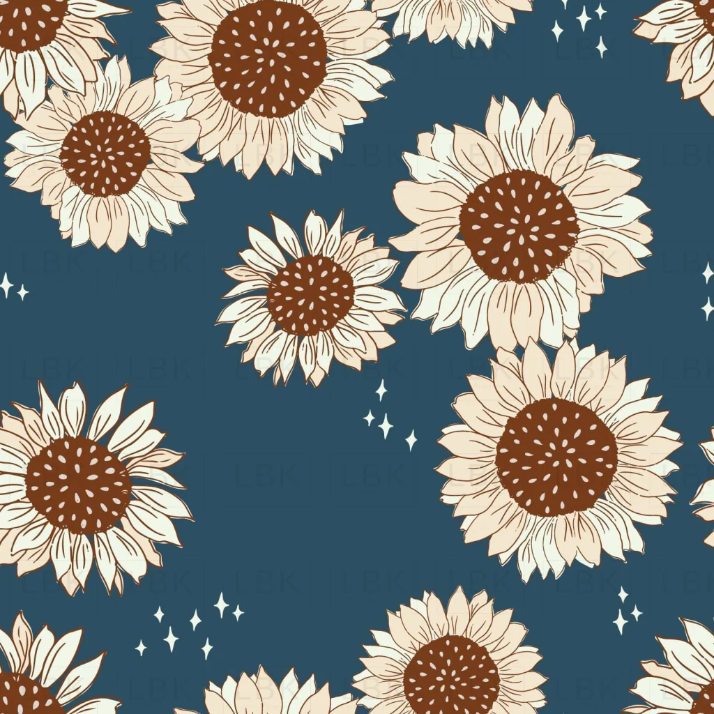 Sunflower Magic in Dark Sky