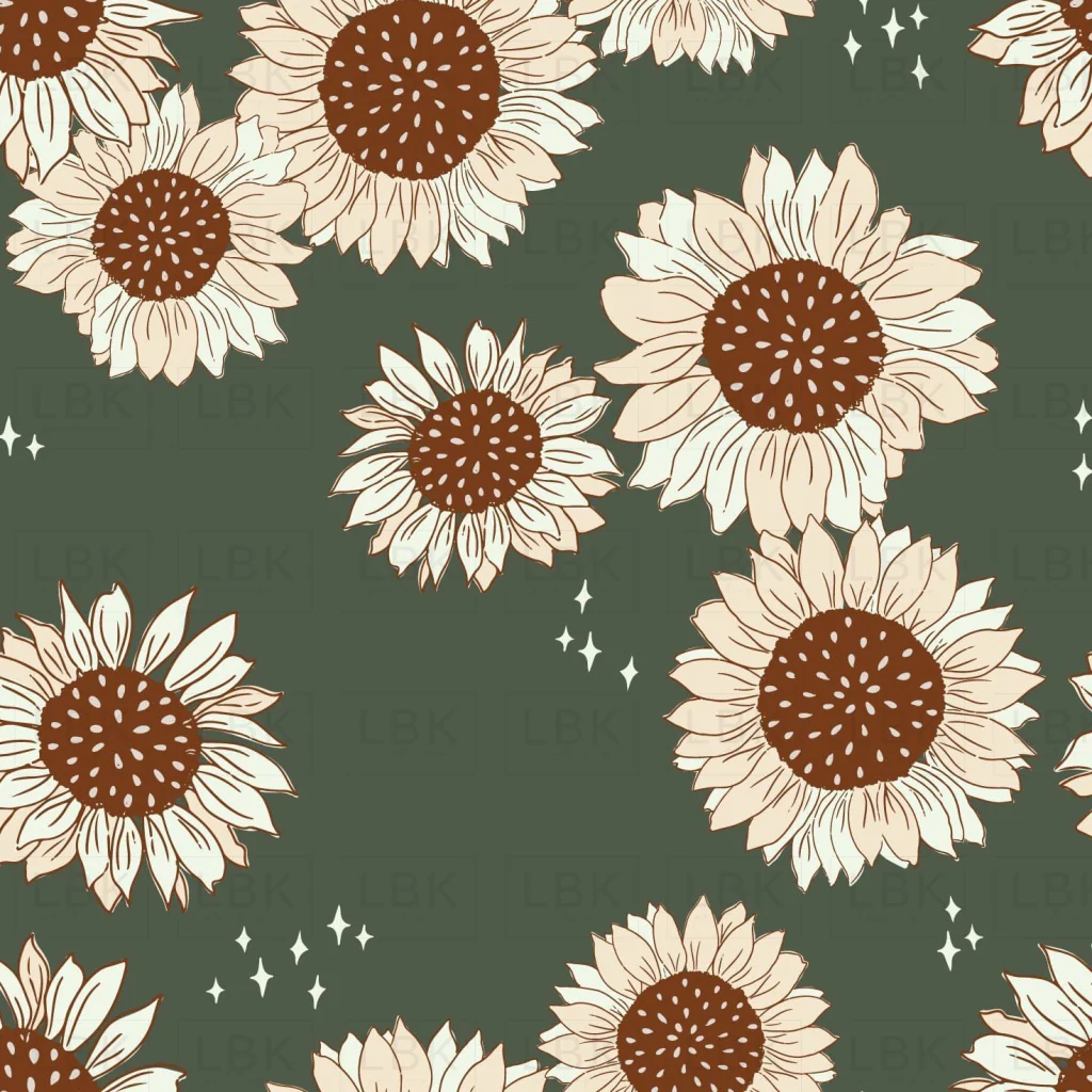 Sunflower Magic in Green