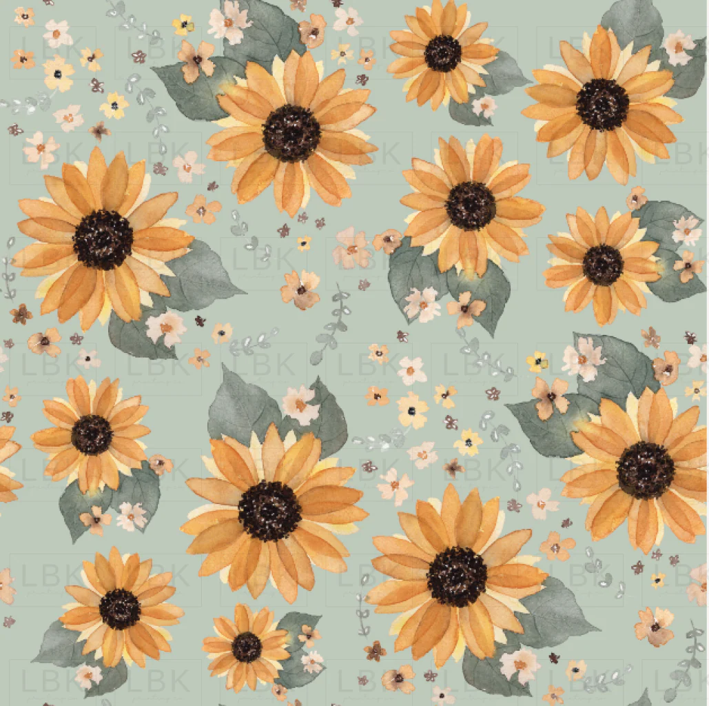 sunflowers sage