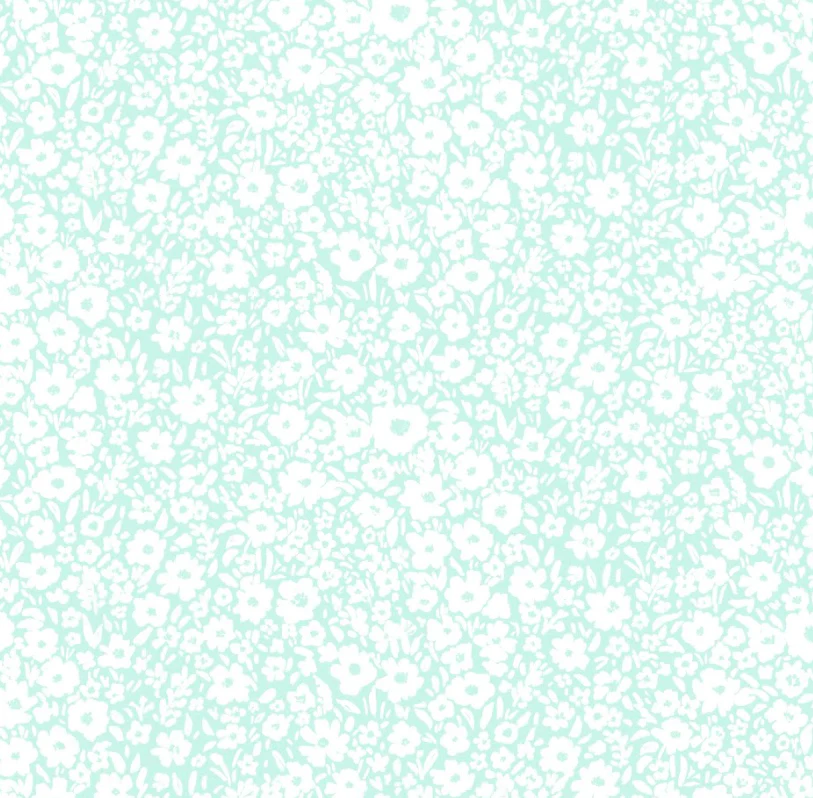 Sunlit ditsy daydream aqua