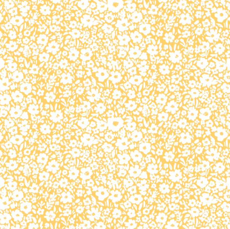 Sunlit ditsy daylight yellow