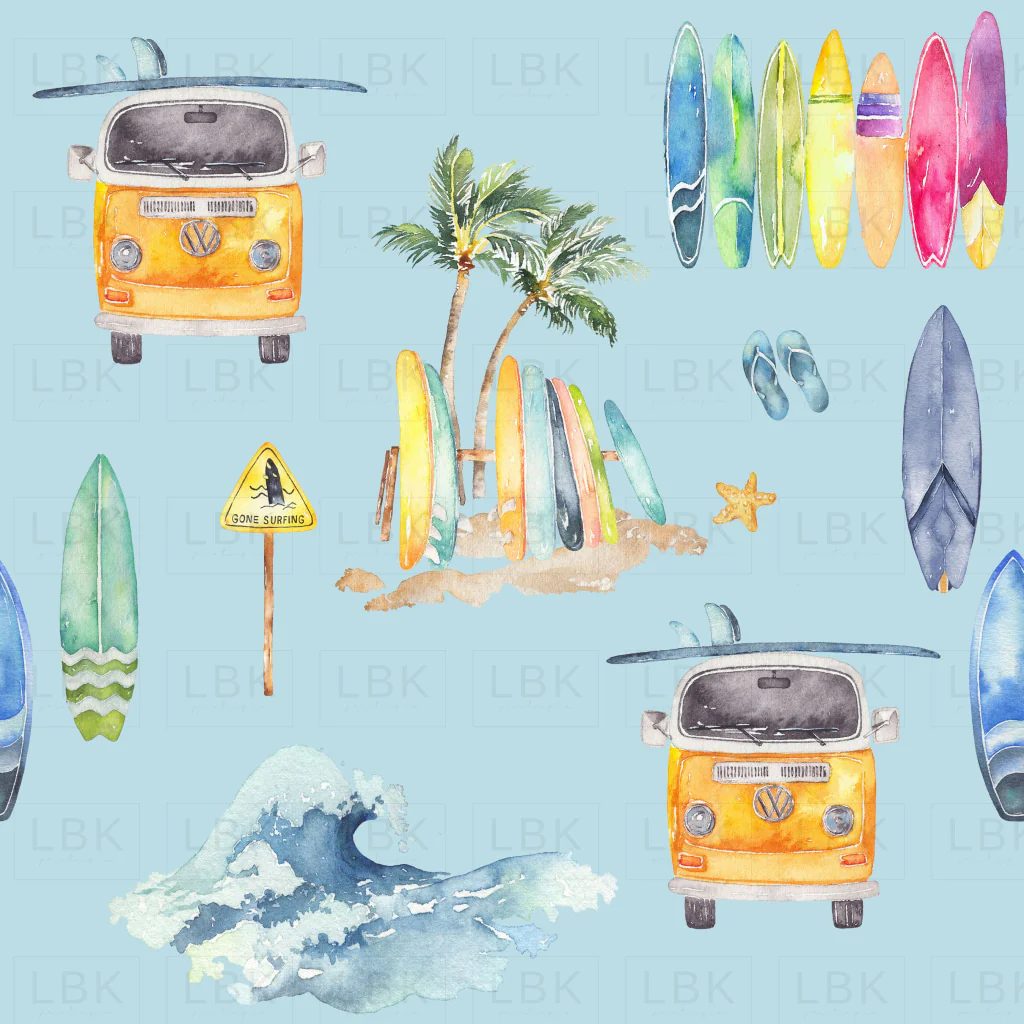 Surf's Up Light Blue
