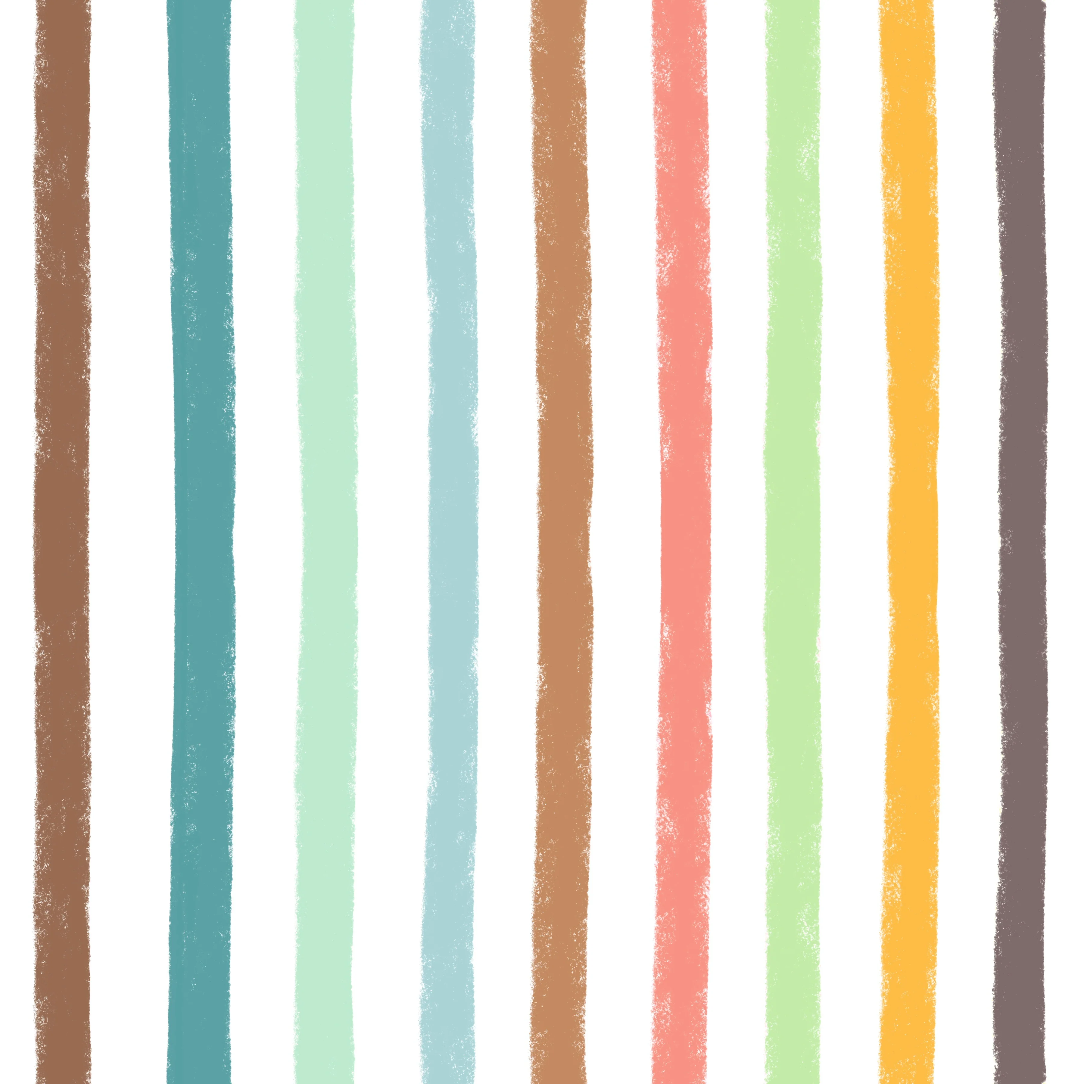 Sweet faded stripe white multi