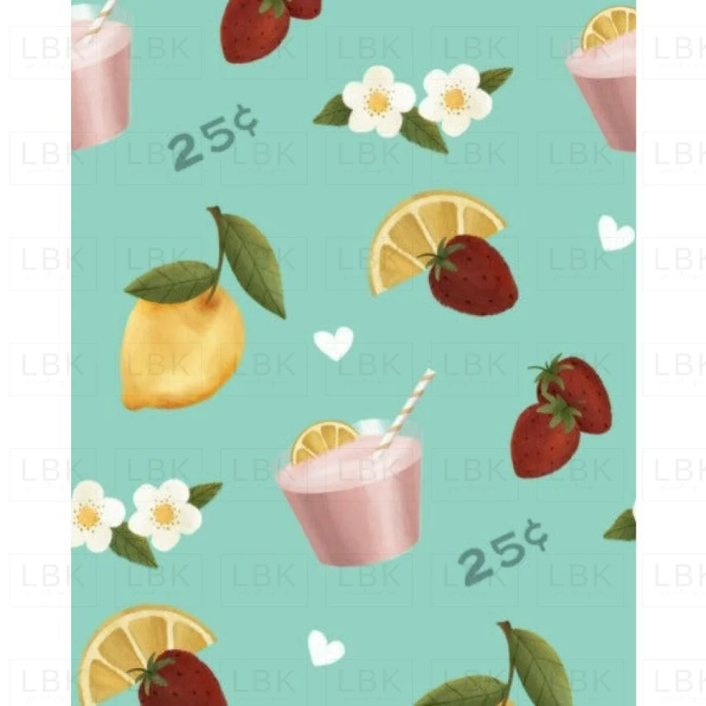Sweet Treats Strawberry lemonaid teal
