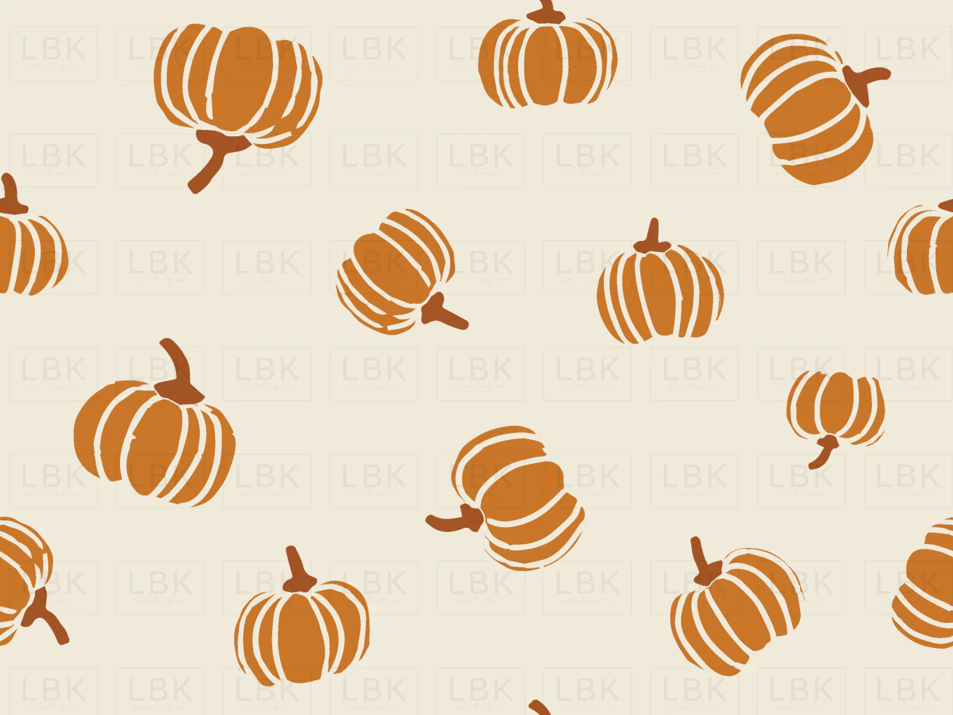 Tossed  pumpkins in Halloween orange