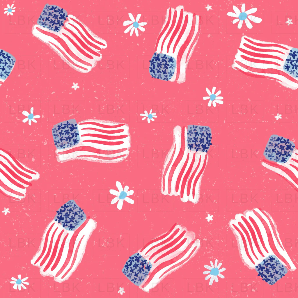 Tossedflagfadedred