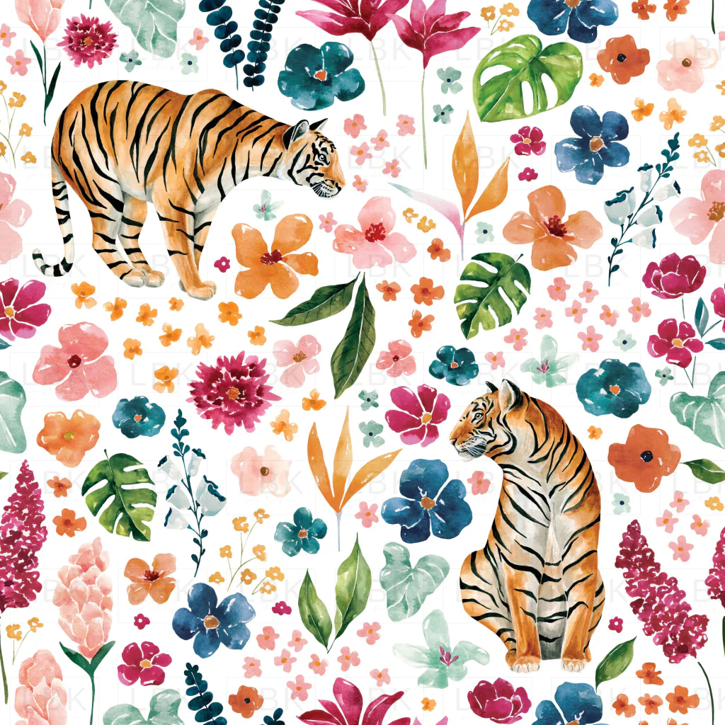 TropicalJungle_Tiger_Floral