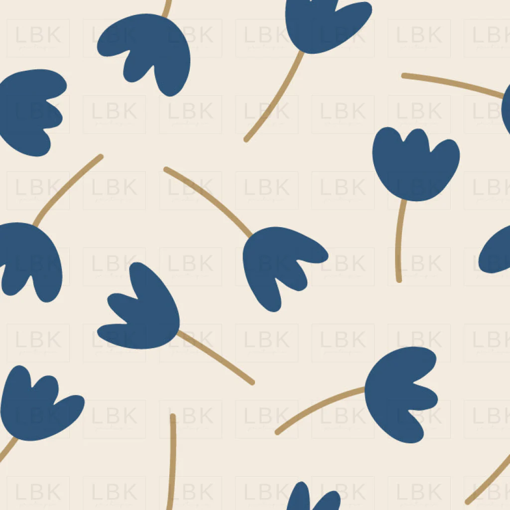 Tulips Dark Blue