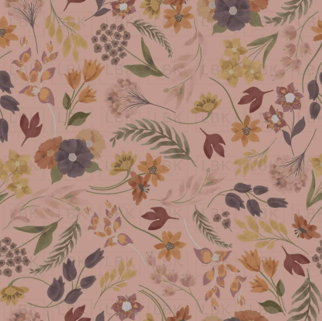VINTAGE BLOOMS IN ROSE