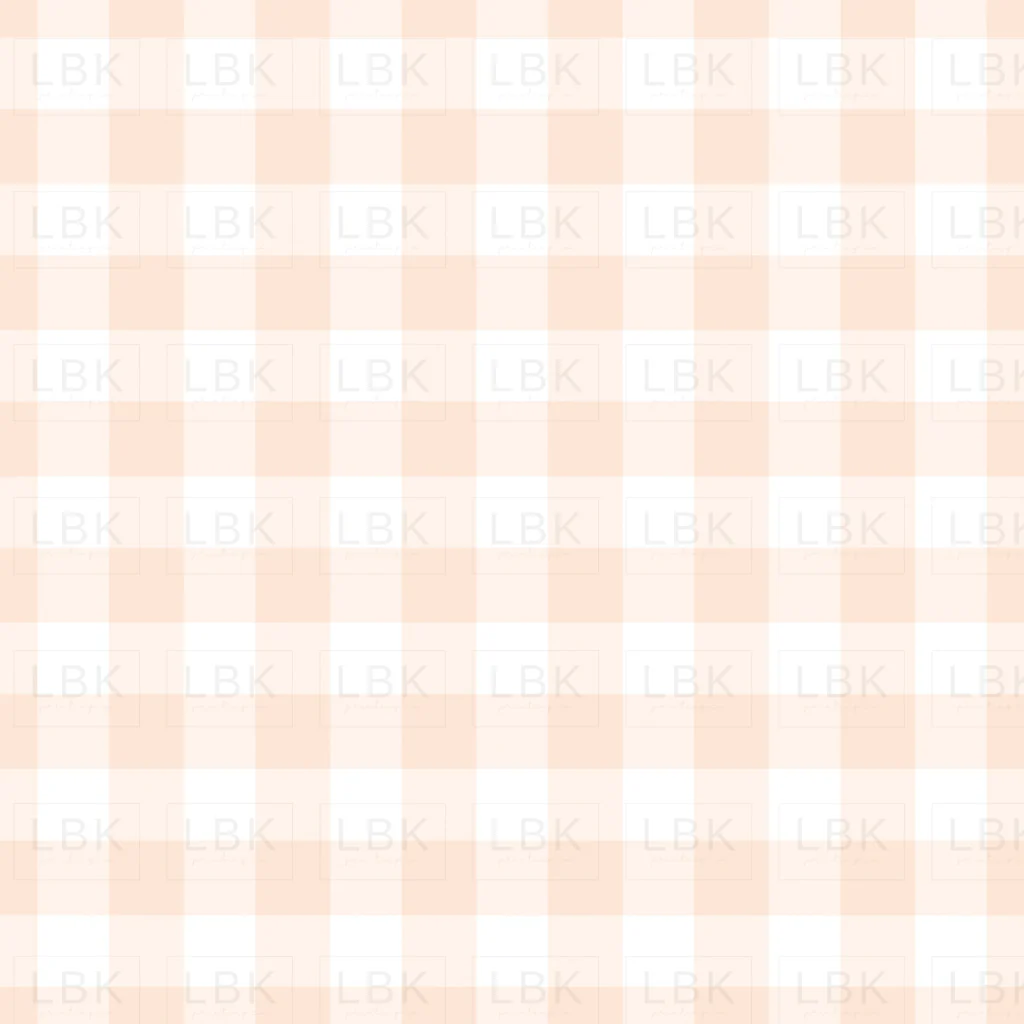 Vintage Spring Blush Pink Gingham