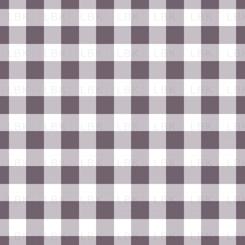 Vintage Spring Purple Gingham