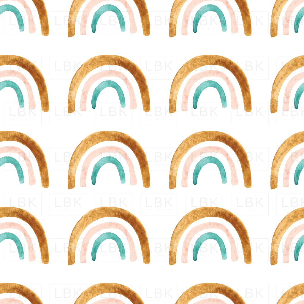 Watercolor Boho Rainbows