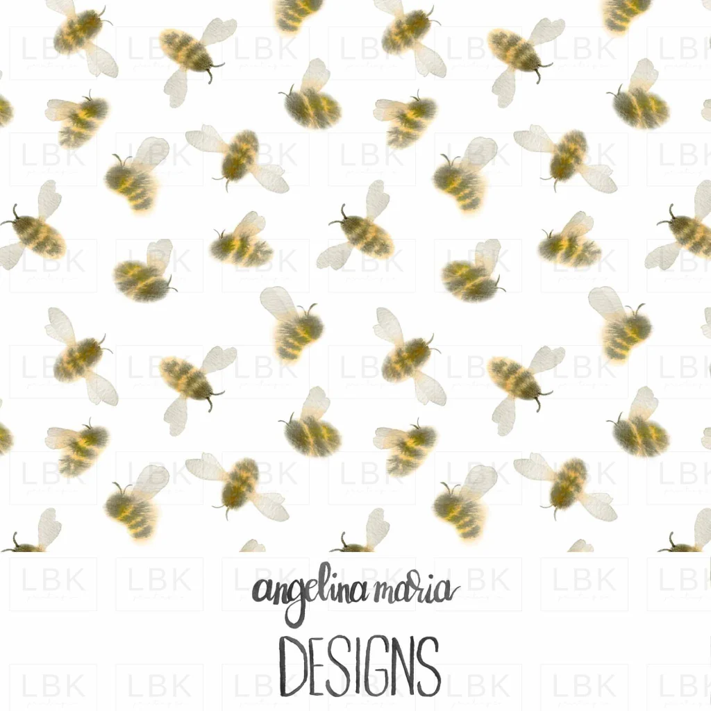 watercolor bumblebees