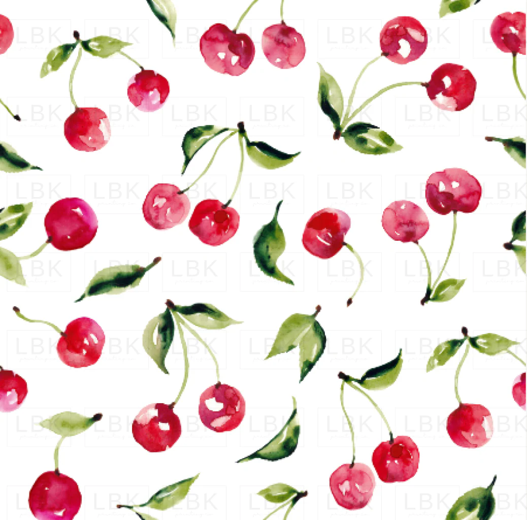 Watercolor Cherries