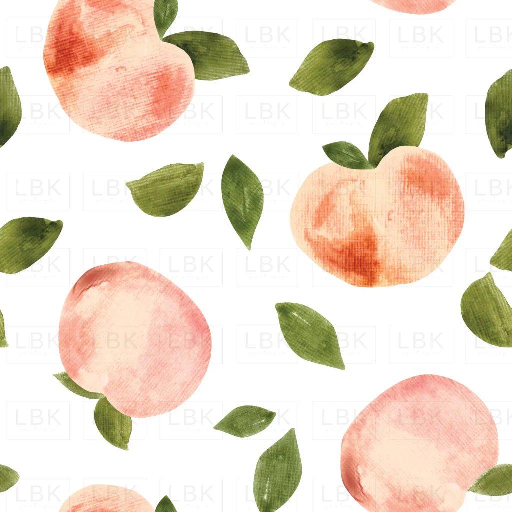 Watercolor Peaches