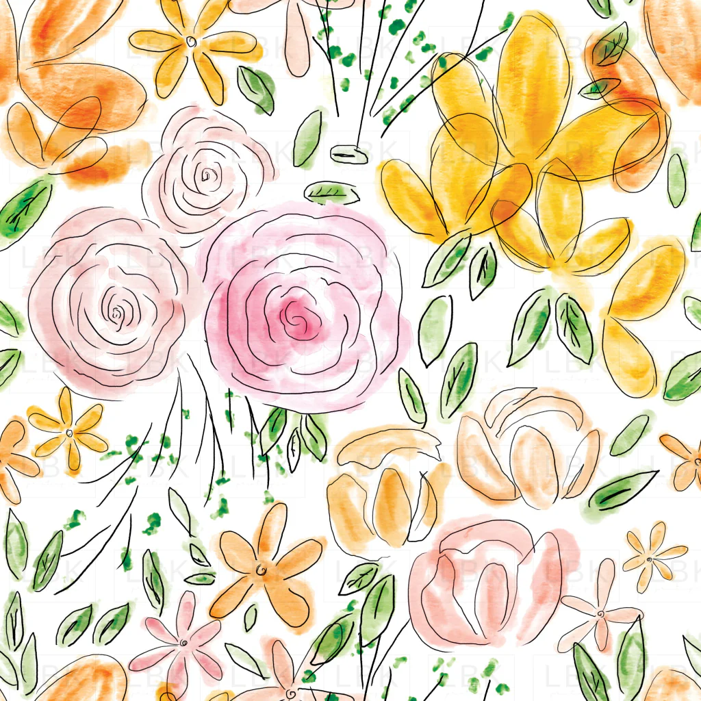 Watercolor Spring Floral