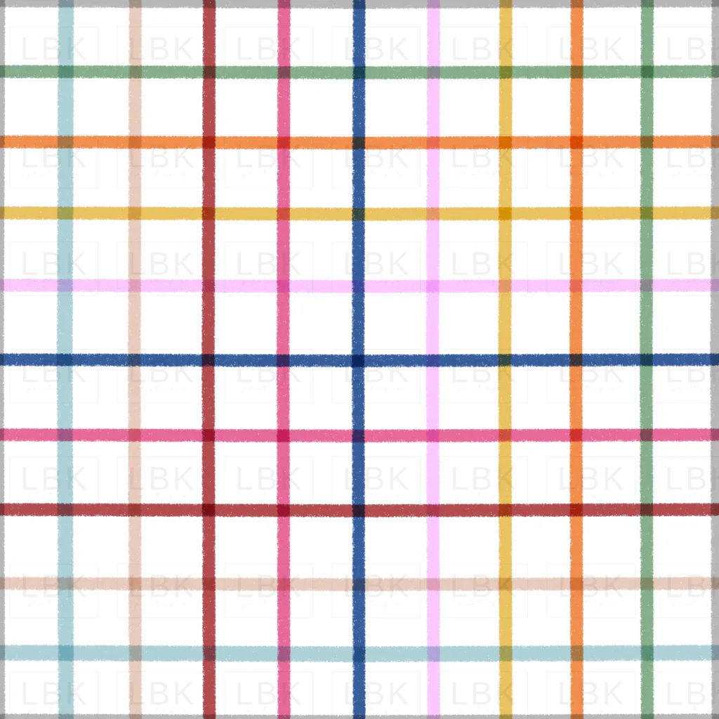 Wildwood plaid white