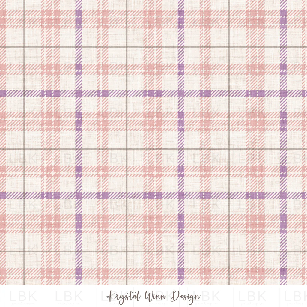 Winter Wonderland Girly Plaid