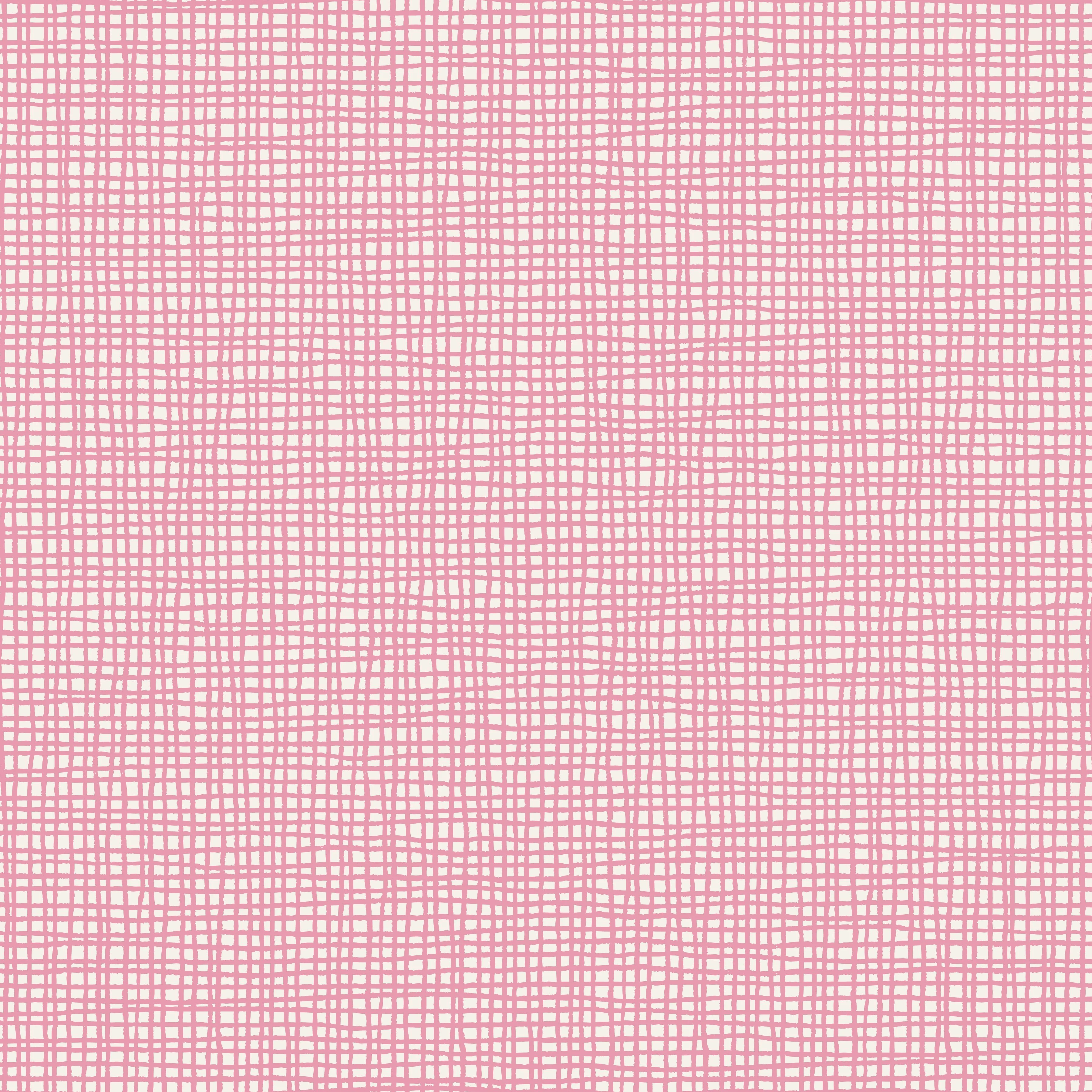 Woven Scribble Grid-light pink