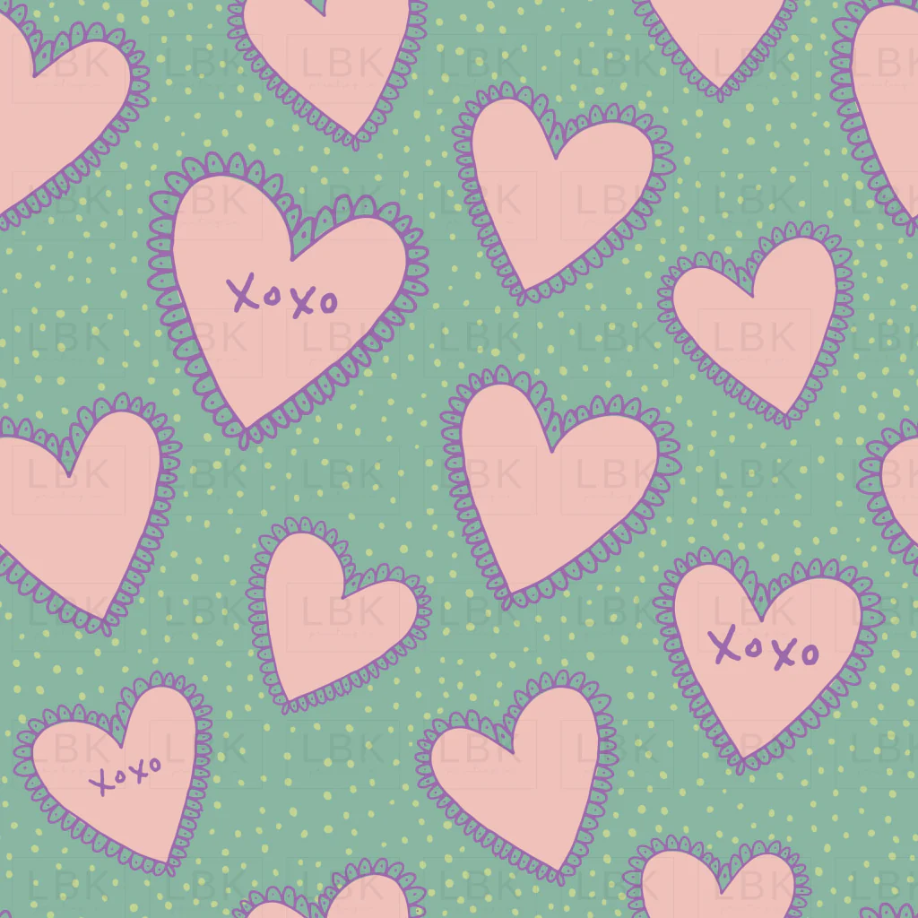 XOXO Blue Green