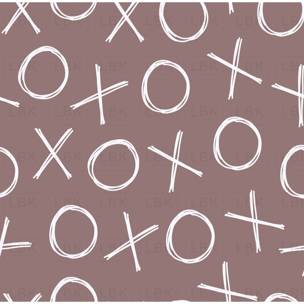 xoxo in mauve