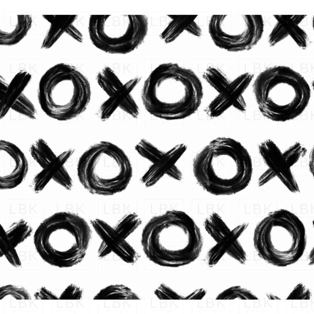 XOXOS on White